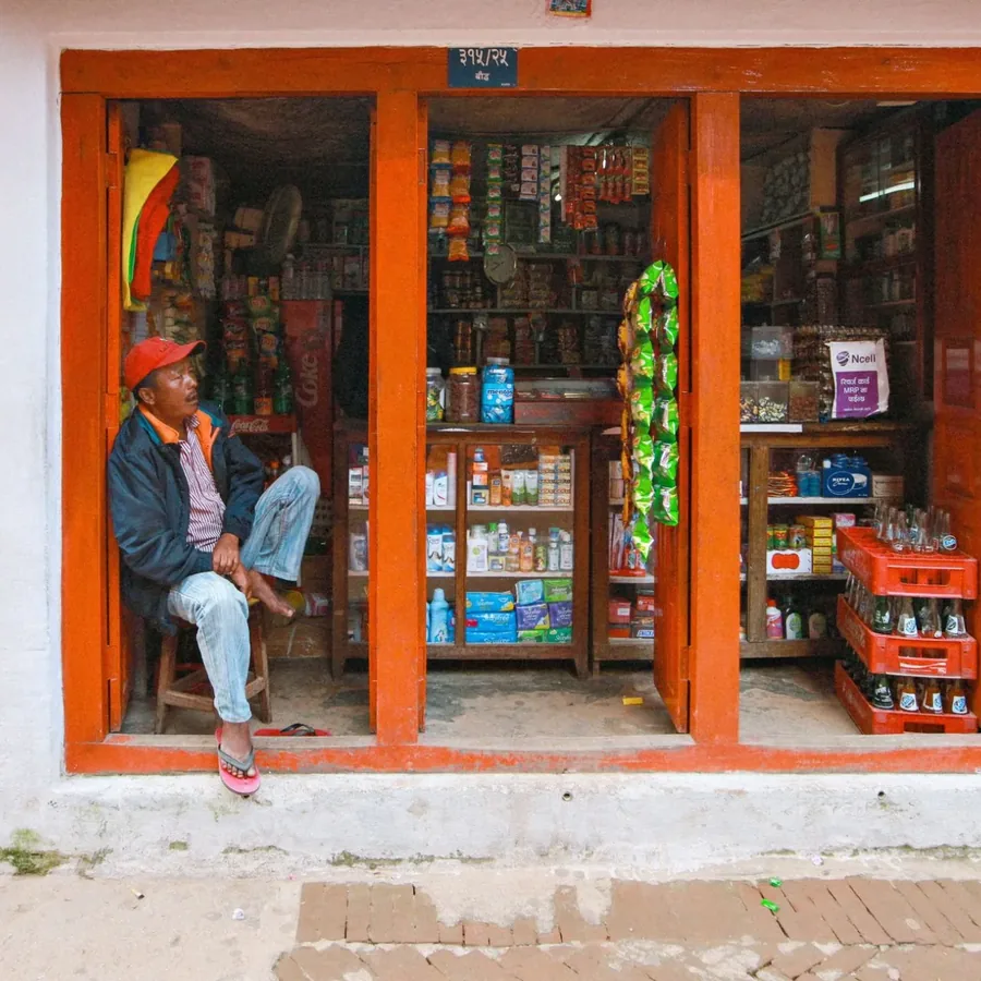 Kệ gạo và đồ khô
